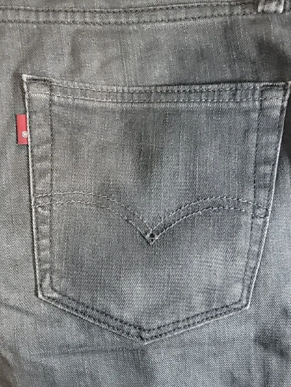 Levi's 511 Slim Fit Jeans Faded Black Grey Wash Men's 34x30
